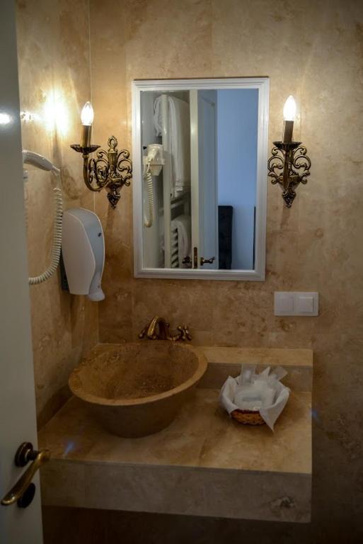 Koupelna v ubytování Hotel Coquette