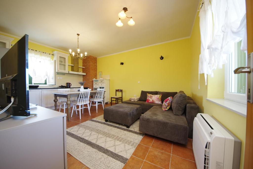 Kuchyň nebo kuchyňský kout v ubytování Apartman Marija