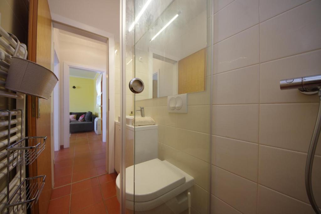 Koupelna v ubytování Apartman Marija