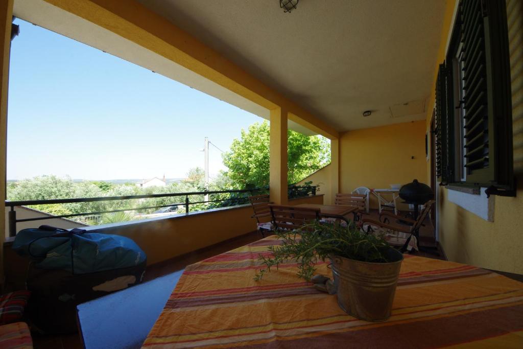 Balkón nebo terasa v ubytování Apartman Marija
