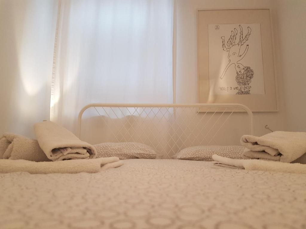 Posteľ alebo postele v izbe v ubytovaní Chic apartment