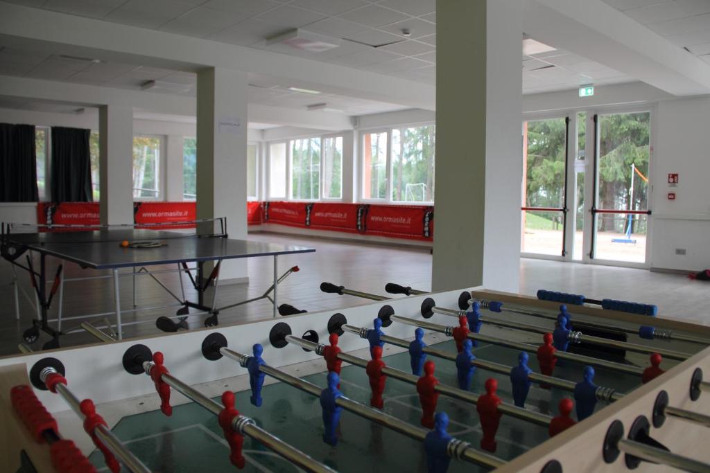 Fitness centrum a/nebo fitness zařízení v ubytování Hotel Milano