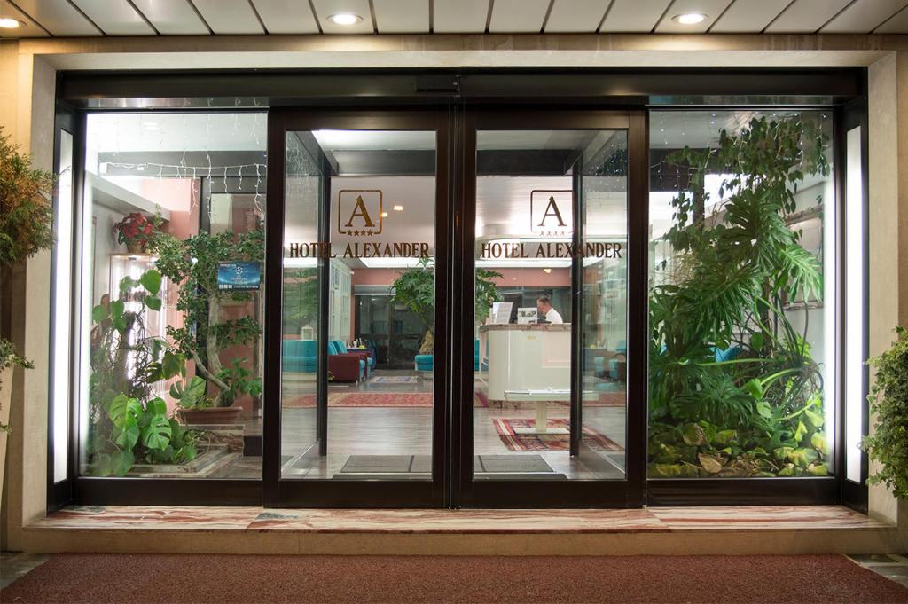 Zahrada ubytování Hotel Alexander