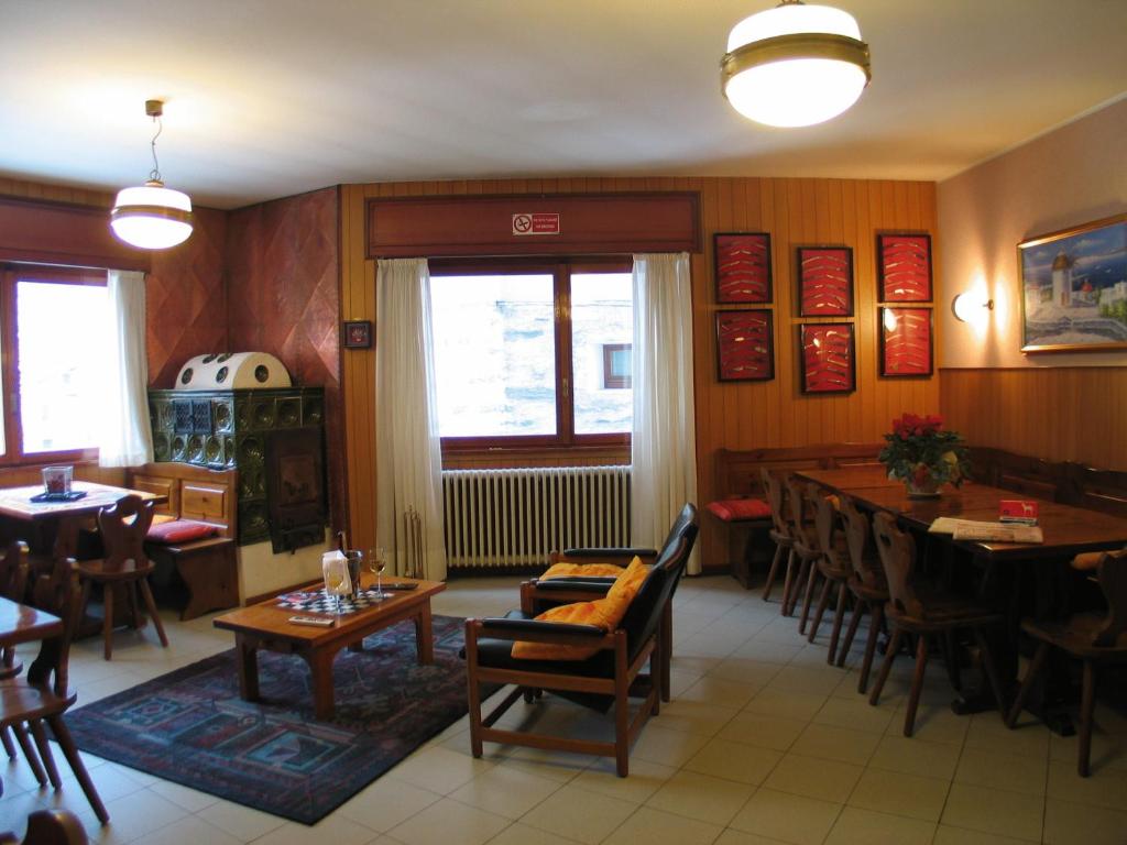 Posezení v ubytování Hotel La Lanterna