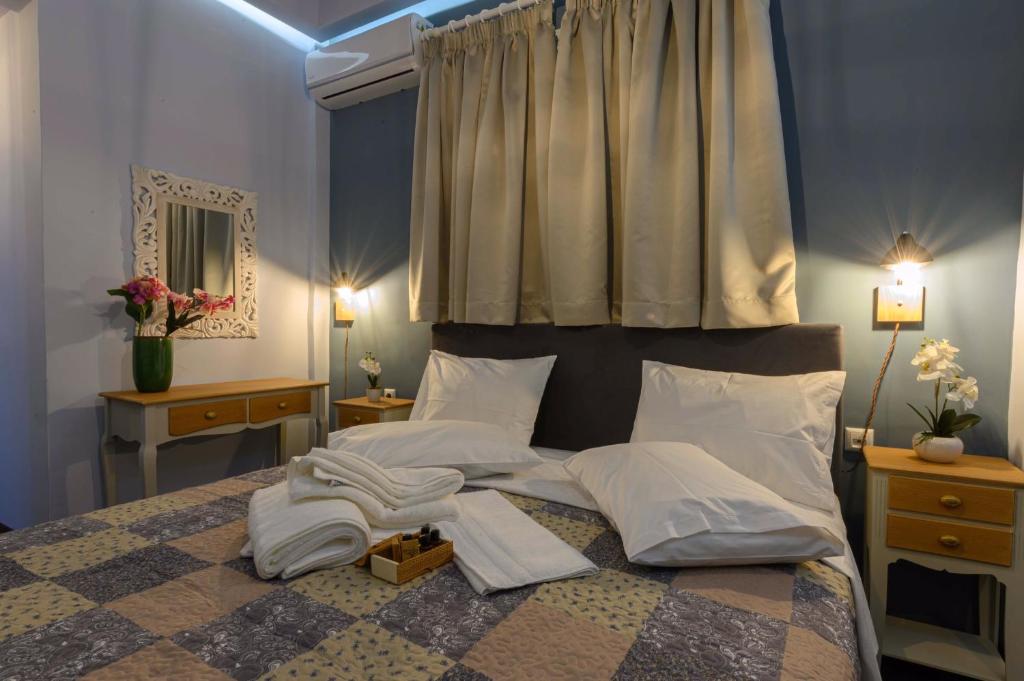Postel nebo postele na pokoji v ubytování Central Rooms