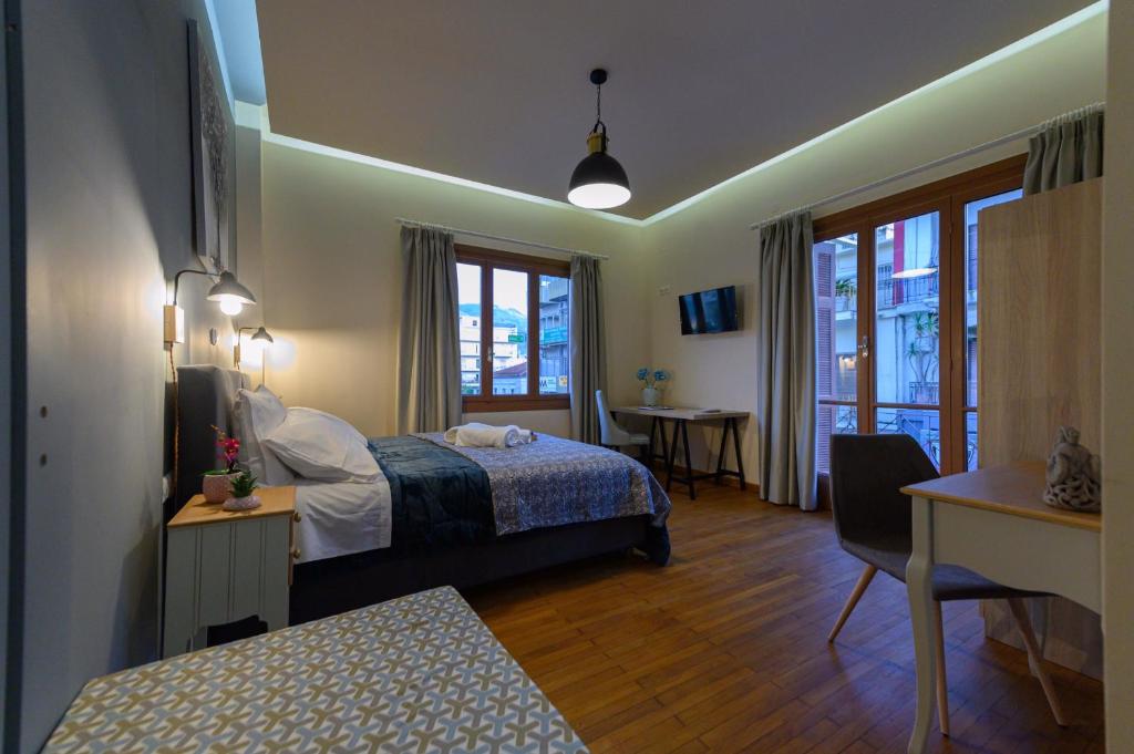 Postel nebo postele na pokoji v ubytování Central Rooms