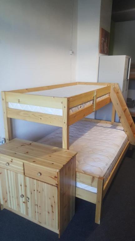 Postel nebo postele na pokoji v ubytování Happy Hostel Kiev