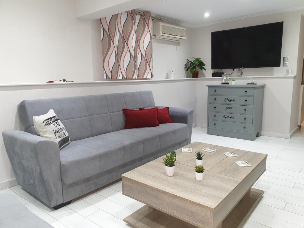 Posezení v ubytování HOME SWEET HOME