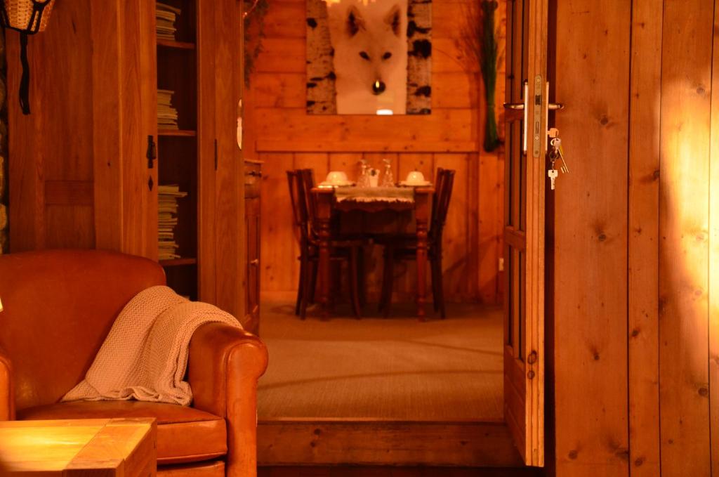 Posezení v ubytování Lodge Hotel Les Rousses