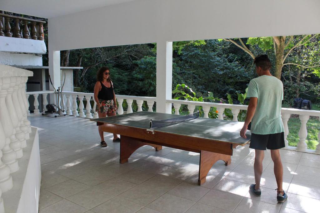 Balkón nebo terasa v ubytování Rio Escondido