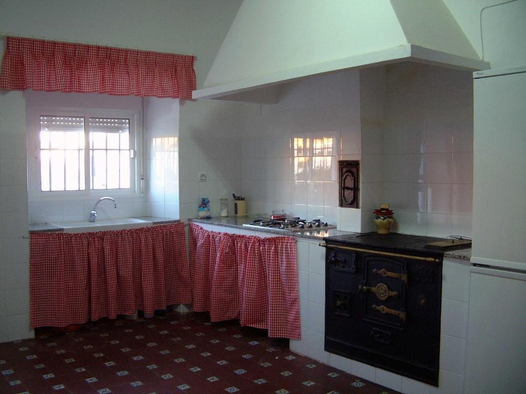 Kuchnia lub aneks kuchenny w obiekcie Hacienda Rural Molino Viejo