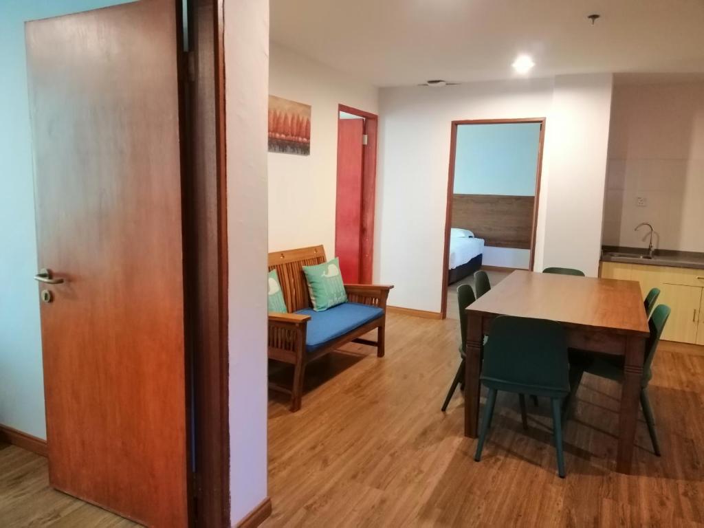 Posezení v ubytování TD Mutiara Hotel Semporna