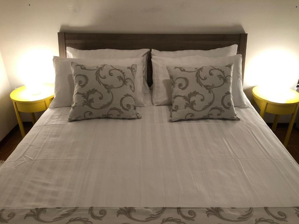Postel nebo postele na pokoji v ubytování Relais 7.20