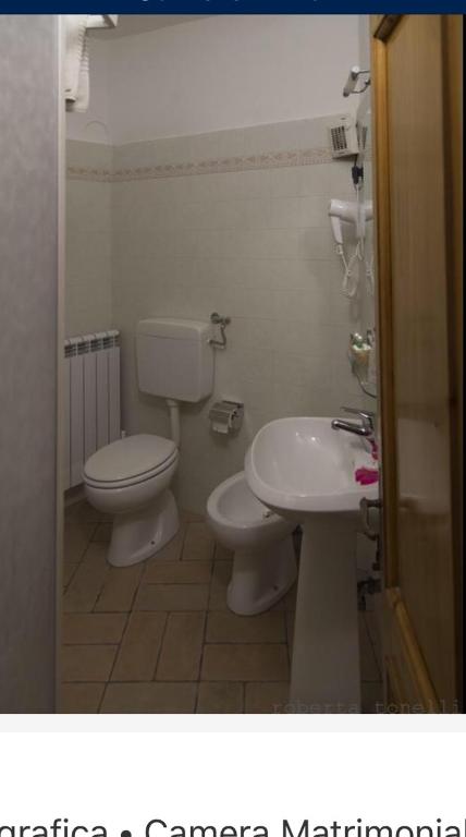 Koupelna v ubytování Camere Anna
