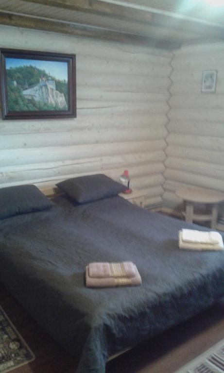 Postel nebo postele na pokoji v ubytování мини отель Колибри