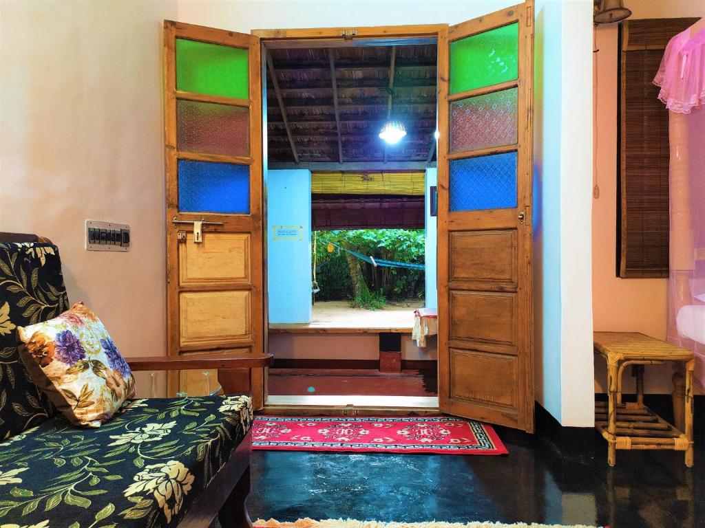 Posezení v ubytování Sea Hut Homestay