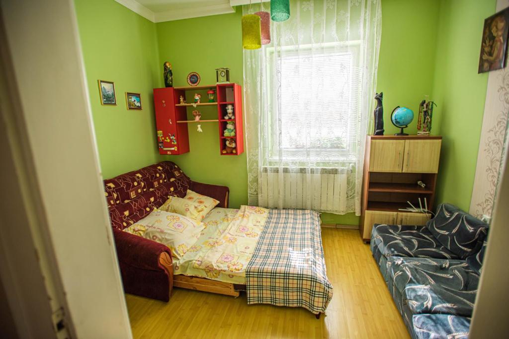 Postel nebo postele na pokoji v ubytování Lizak