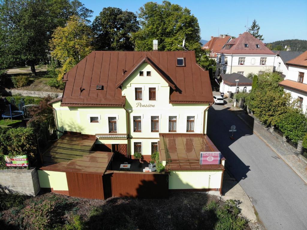 Budova, kde se penzion nachází