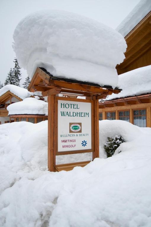Hotel Waldheim v zimě