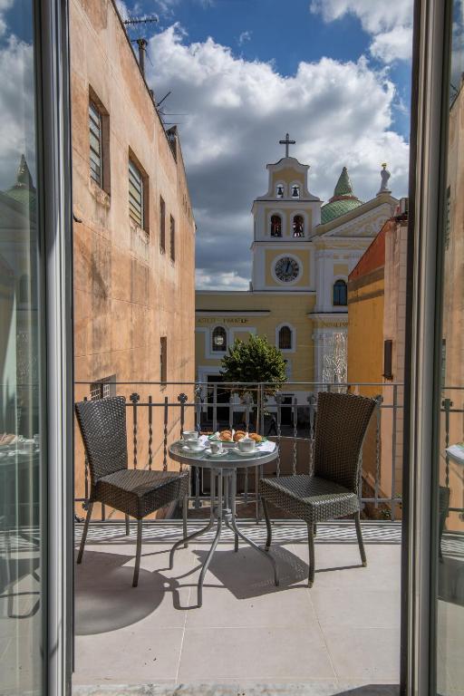 Balkón alebo terasa v ubytovaní Palazzo Caracciolo del Sole