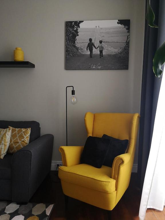 Posezení v ubytování Bruma Home