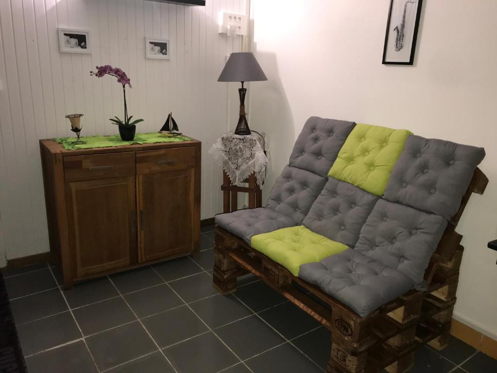 Posezení v ubytování Coconut Studio