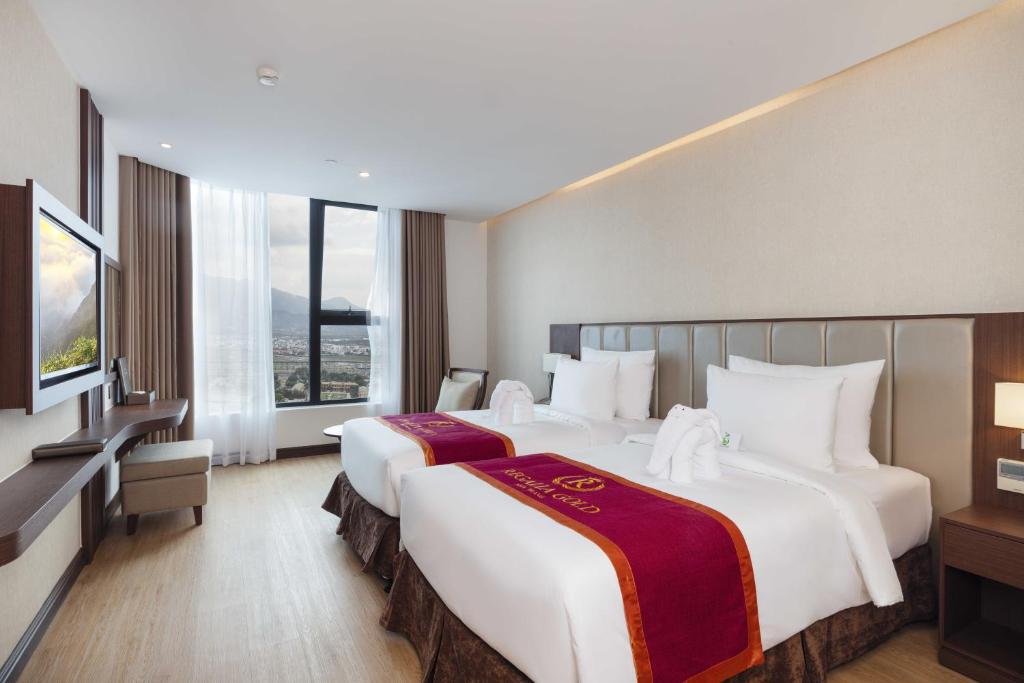 Phòng Gia đình Deluxe Nhìn ra Một góc Biển
