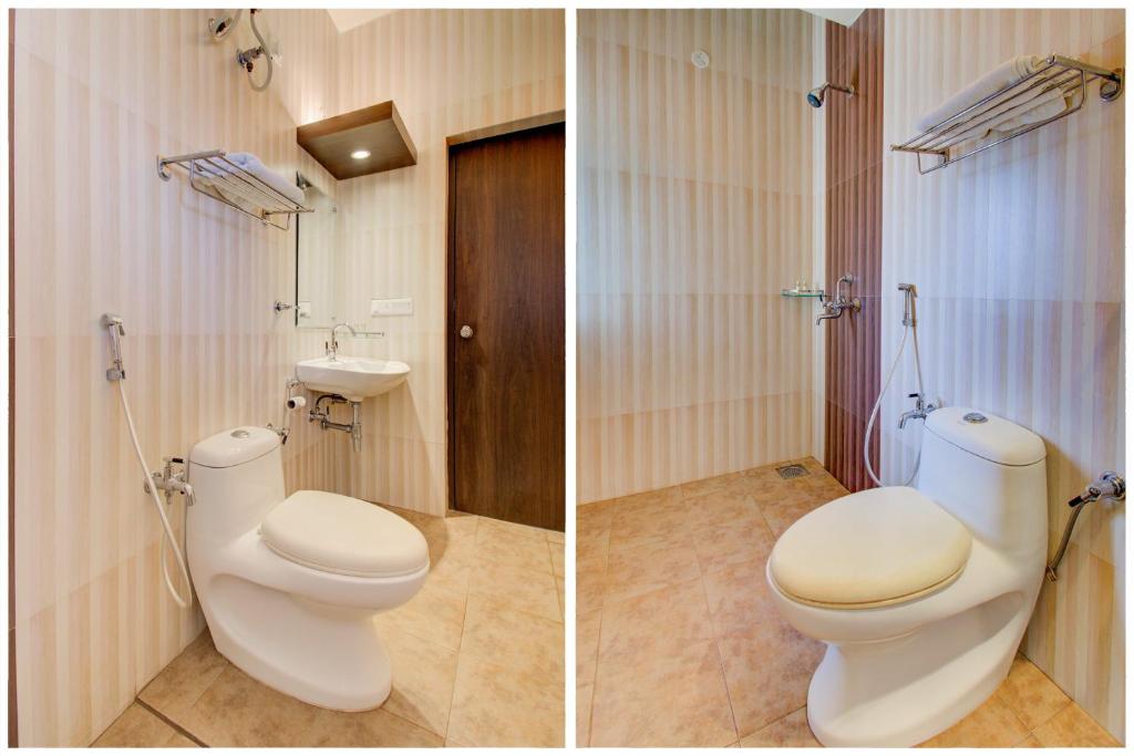 Koupelna v ubytování Hotel Xec Residency