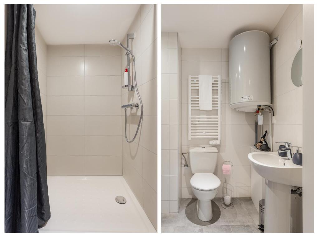 Koupelna v ubytování Travel Homes - L'Arsenal, studios en hyper centre