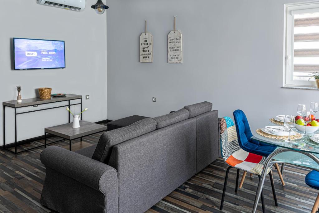 Posezení v ubytování Gladstone suites