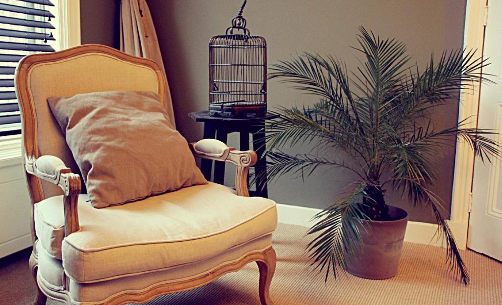 Een zitgedeelte bij Maison Indochine