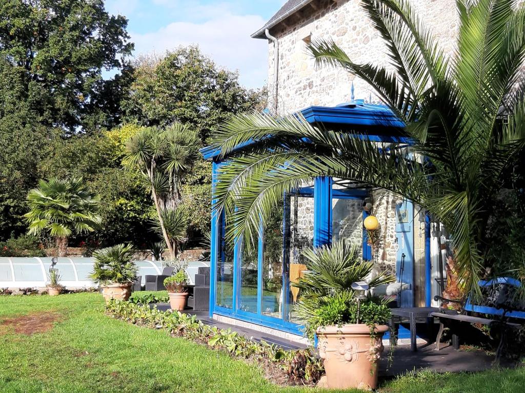Zahrada ubytování Manoir de la Peignie