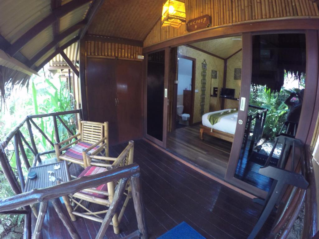 Baan Sukreep Resort - ガーデンビュー付きのコテージ