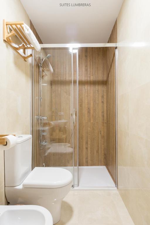 Koupelna v ubytování Suites Lumbreras