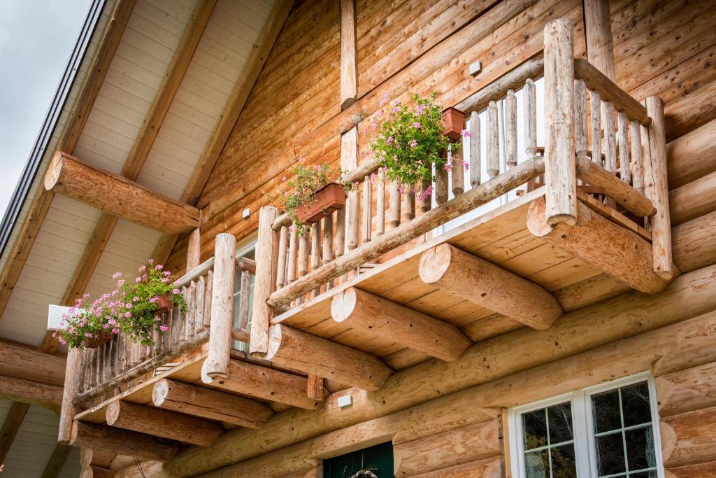 Balcone o terrazza di Chalet le Dorf