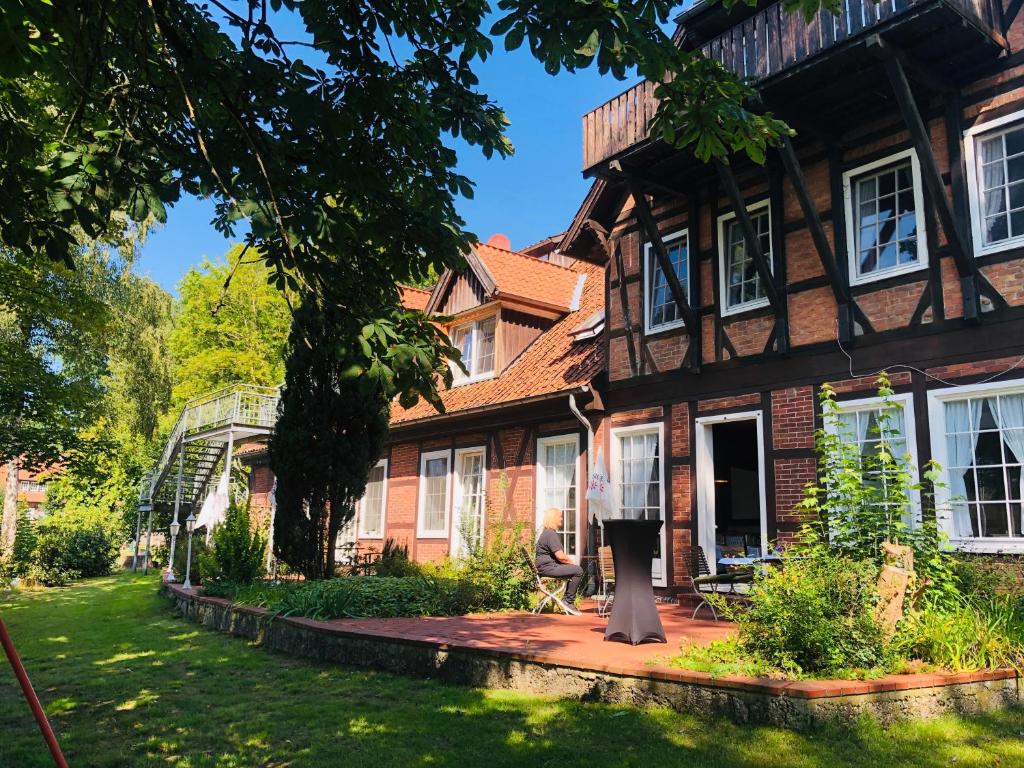 Zahrada ubytování Landhotel Gutshof im Oertzetal in Oldendorf, Südheide