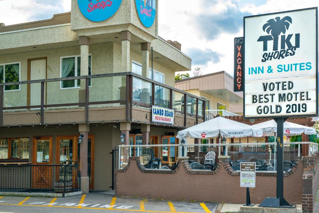 Certifikát, hodnocení, plakát nebo jiný dokument vystavený v ubytování Tiki Shores Inn & Suites
