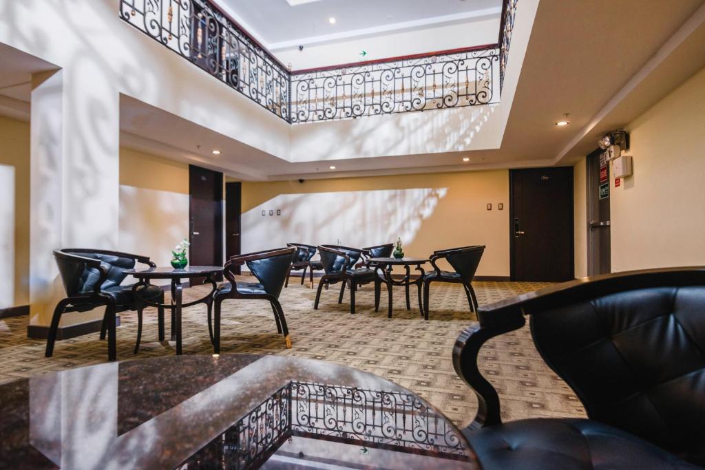 Posezení v ubytování Hotel Nobility