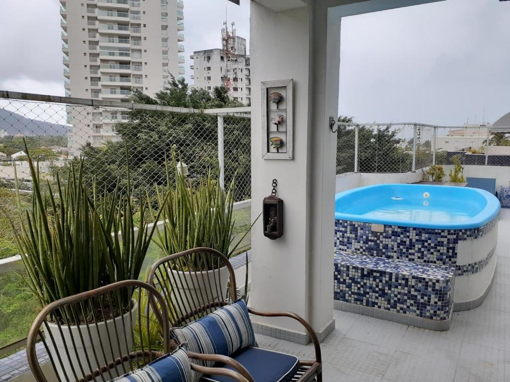  Cobertura Penthouse Guarujá - Enseada -12 pessoas