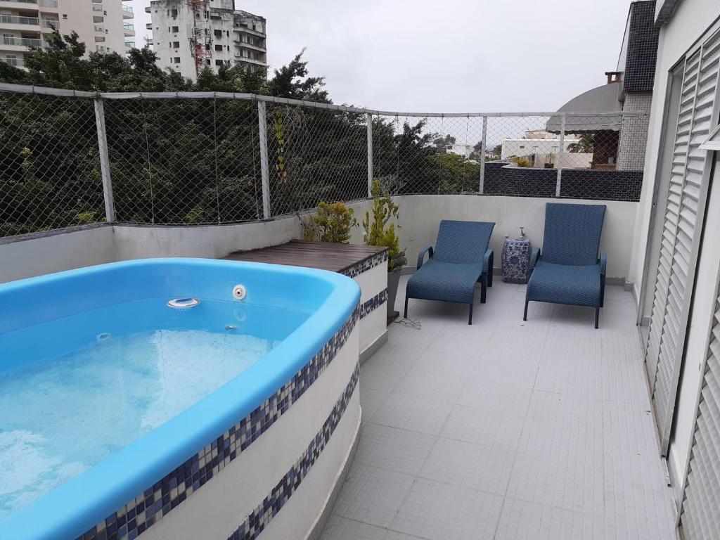  Cobertura Penthouse Guarujá - Enseada -12 pessoas