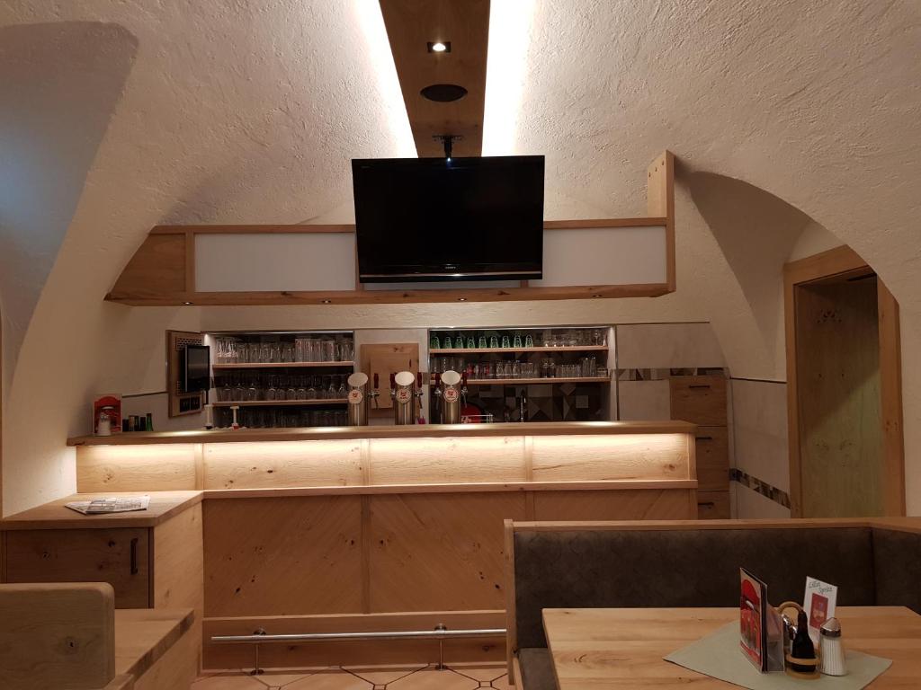Kuchyň nebo kuchyňský kout v ubytování Gasthof - Restaurant Löcker