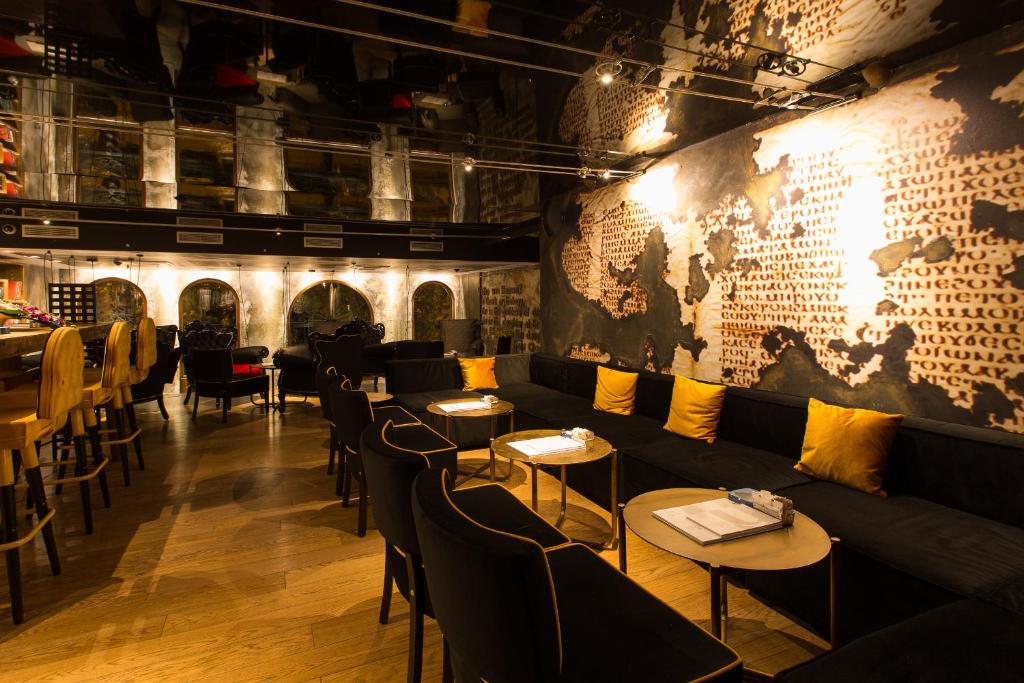 Posezení v ubytování Hotel Hemera