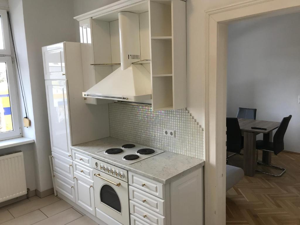 Kuchyň nebo kuchyňský kout v ubytování Workers Apartment für die besten Monteure in 8600 Bruck Mur und in 8700 Leoben