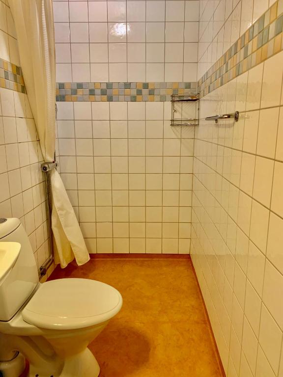 Koupelna v ubytování Hotell Royal