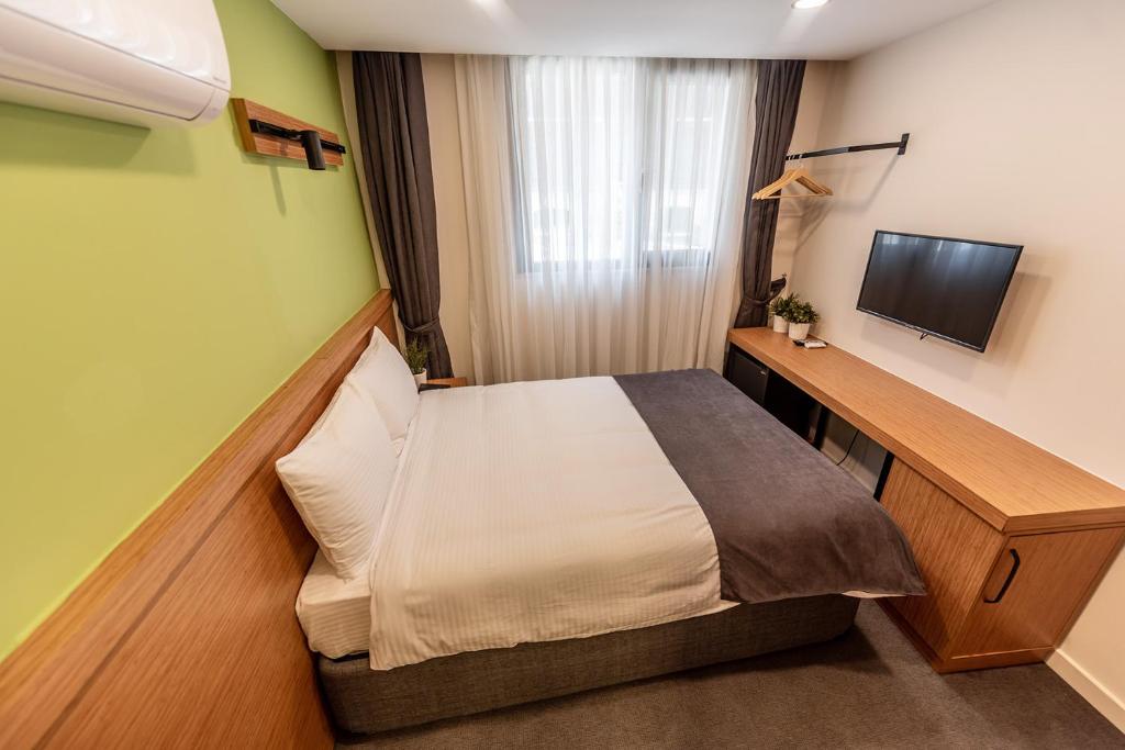 Postel nebo postele na pokoji v ubytování Bram Hotel Istanbul