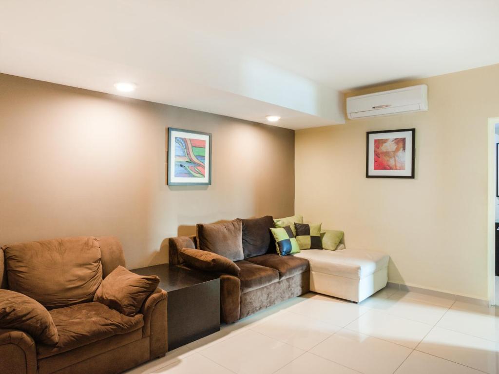 Posezení v ubytování Veracruz Suites Hotel