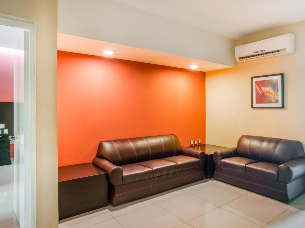 Posezení v ubytování Veracruz Suites Hotel