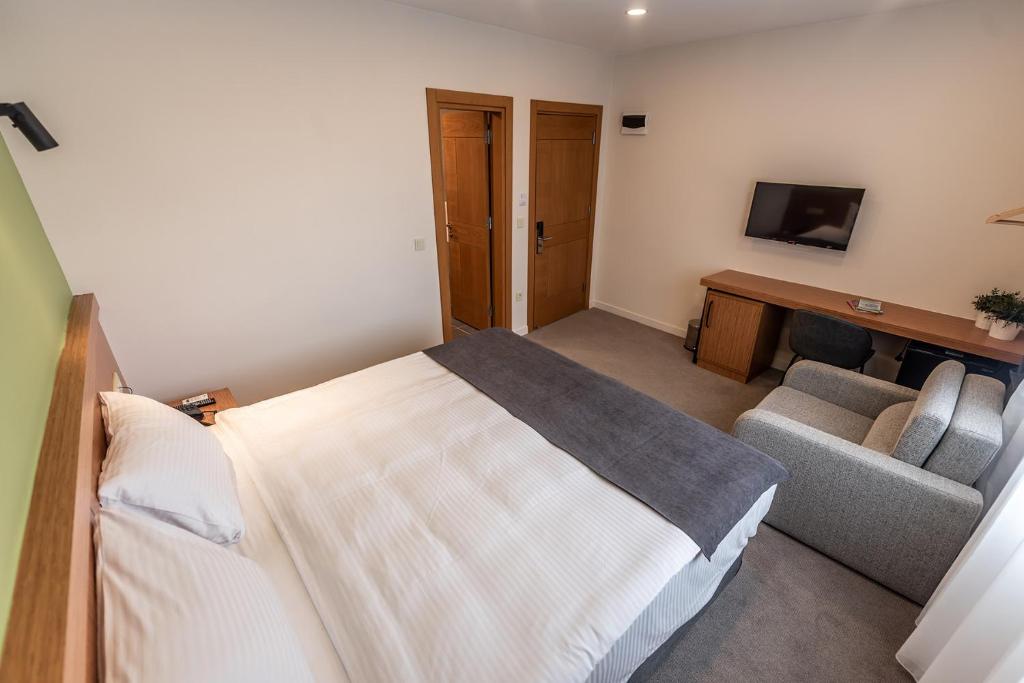 Postel nebo postele na pokoji v ubytování Bram Hotel Istanbul