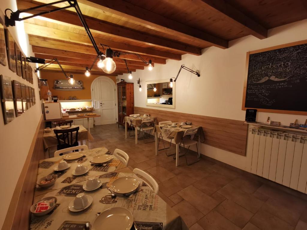 Restaurace v ubytování B&B Re Umberto