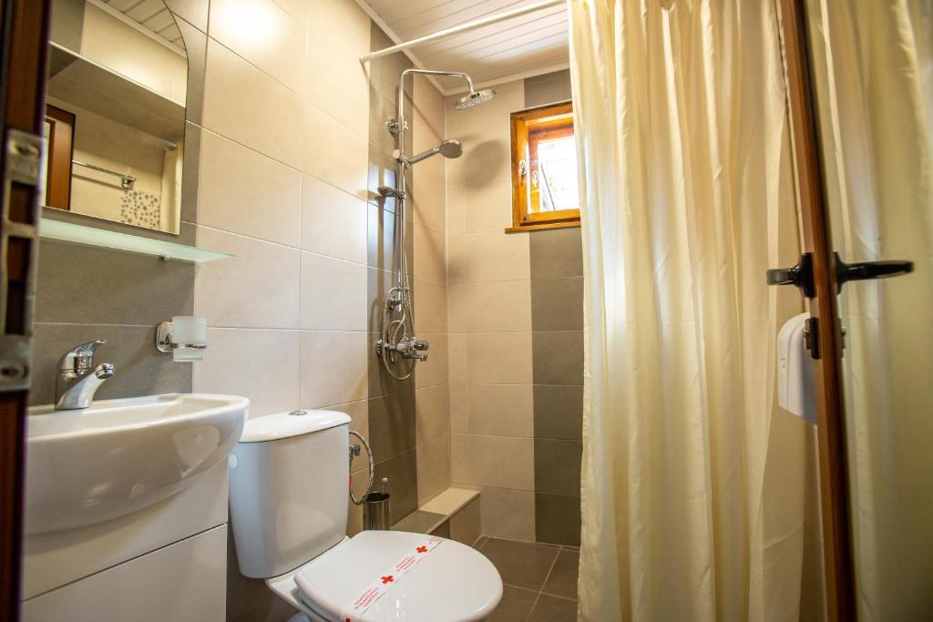 Koupelna v ubytování Oazis Family Hotel